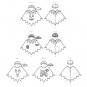 Simplicity Sewing Pattern 9351 Children's Poncho Costumes, Hats & Face Masks S-L