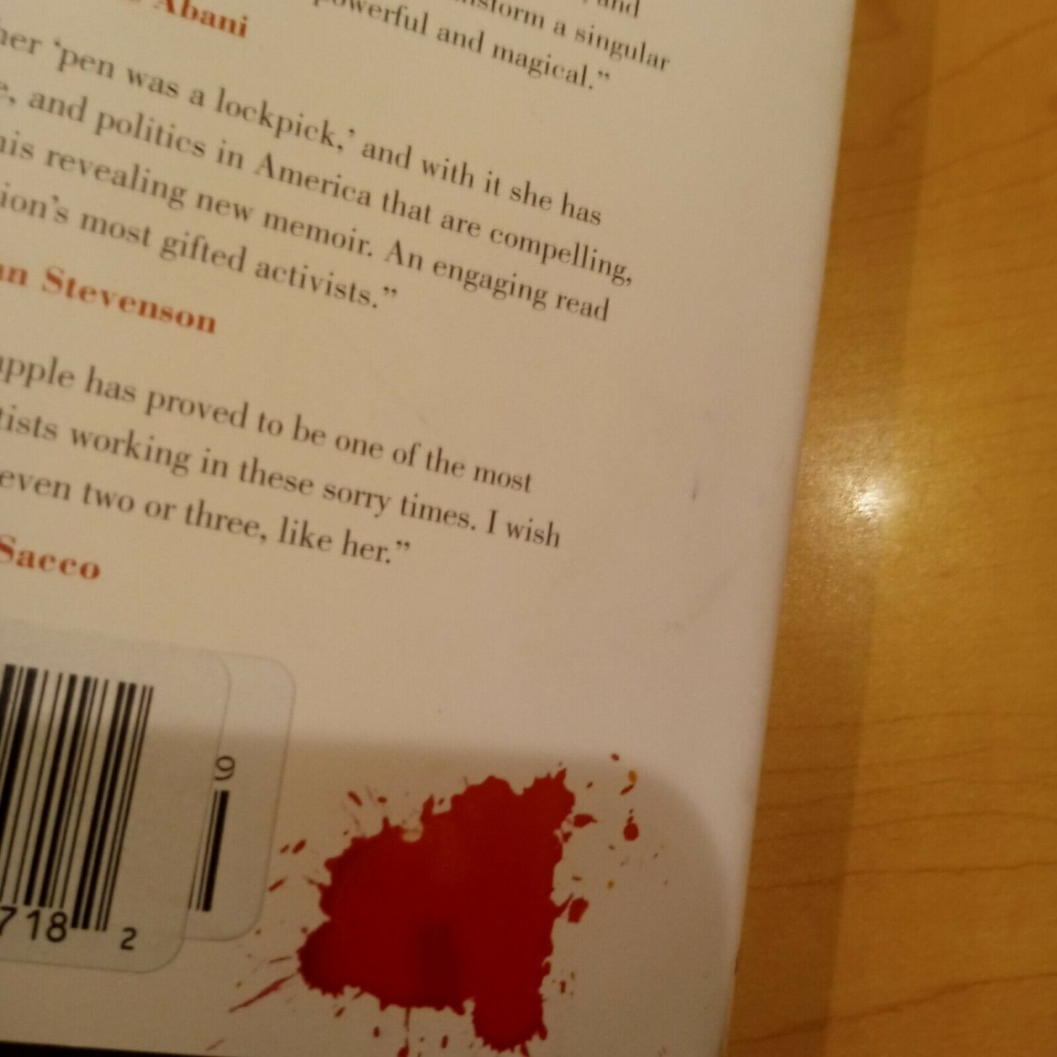 MOLLY CRABAPPLE Advance praise for DRAWING BLOOD Book First Edition