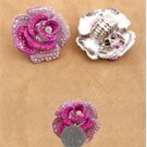 Pink Stretch Flower Ring