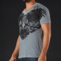 Affliction Romanticism V-Neck S Tee SS T-Shirt NWT Falcon Small