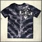 Affliction Void Skeleton Tee L SS T-Shirt Black NWT MMA UFC Flocking Design Spinal Wash