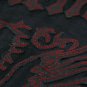Affliction Clutch Falcon Tee Medium SS T-Shirt Black NWT MMA UFC Leather Appliques with Red Stiching