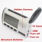 New 8GB Clock Spy Security Hidden DVR Camera Motion Detector DV with Remote Control