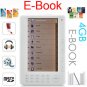 New 4GB 7 Inch PDF eBook Reader MP3 MP4 Player FM eReader