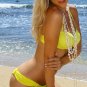 XS *BOTTOMS HOT Brazilian Bikini* Yellow Ruffle Cute As A Bunny Vix-en Beach Swimwear