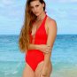 M *HOT Brazilian Monokini* Red One Piece Beach Swimsuit Cute As A Bunny Vix-en Swimwear Medium