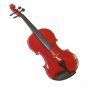 Crystalcello MV300RD 4/4 Size Red Violin with Case