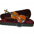 Crystalcello MV400 3/4 Size Ebony Fitted Violin with Case and Bow