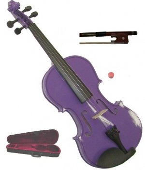 Crystalcello MA100PR 15" PURPLE Viola with Case