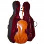 Rugeri MC350 1/4 Size Ebony Flamed Cello with Case,Bag,Bow