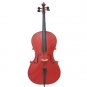 Crystalcello MC100RD 1/4 Size Red Cello with Carrying Bag