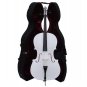 Rugeri MC150WT 4/4 Size White Cello with Case