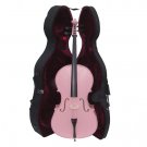 Rugeri MC150PK 1/4 Size Pink Cello with Case