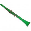 MERANO B Flat GREEN Clarinet with Carrying Case