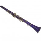 B Flat PURPLE Clarinet with Carrying Case