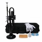 WD415BK B Flat Black Trumpet with Case