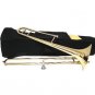 B Flat Gold Slide Trombone with Case