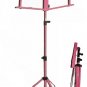 Merano PINK folded Music Stand for Student Beginner School