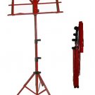 Merano RED folded Music Stand for Student Beginner School