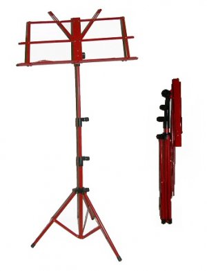 Merano RED folded Music Stand for Student Beginner School