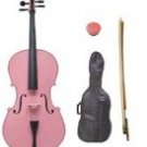 Merano 1/4 Size Pink Cello with Bag and Bow + Free Rosin