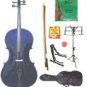 Merano 1/4 Size Purple Cello w/Bag,Bow+Rosin+2 Sets Strings+Tuner+Cello Stand+Music Stand