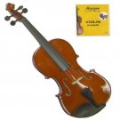 Merano MV200 1/2 Size SolidWood HandMade Violin,Case,Bow+Rosin+2 Sets Strings