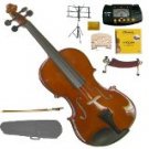 Merano MV200 1/8 Size SolidWood Violin,Case,Bow+Rosin+2 Sets Strings+2 Bridges+Tuner+Shoulder Rest