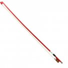 On Sale BW100RD 1/10 Size RED Wood Stick Violin Bow for Student, Beginner