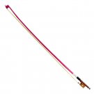 On Sale BW100PK 1/16 Size Pink Wood Stick Violin Bow for Student, Beginner
