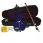 Merano 1/8 Size Purple Acoustic Violin,Case,Bow+Rosin+2 Sets of Strings+2 Bridges