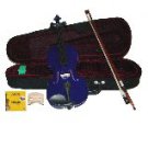 Merano 1/8 Size Purple Acoustic Violin,Case,Bow+Rosin+2 Sets of Strings+2 Bridges