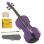 Merano 4/4 Size Purple Acoustic Violin,Case,Bow+Rosin+2 Sets of Strings+2 Bridges