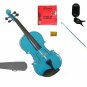 Merano 10" Blue Viola,Case,Blue Stick Bow+Rosin+2 Sets Strings+Chromatic Clip On Tuner