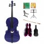Merano 1/4 Size Purple Cello, Hard Case,Soft Bag,Bow,2 Sets Strings,Tuner,Rosin,2 Stands