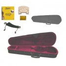 Merano CV100 1/8 Size Violin Case+A Set of Strings+Bridge+Rosin+Shoulder Rest