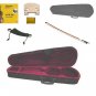 Merano CV100 1/8 Size Violin Case+A Set of Strings+Bridge+Rosin+Shoulder Rest+Bow