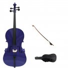 Merano 1/4 Size Purple Cello with Bag and Bow + Free Rosin