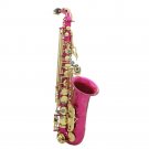 E Flat Rose Red / Gold Alto Saxophone with Case and Accessories