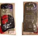 PERFORMANCE ATHLETIC CREW SOCKS WITH CUSHION - Red / Black,Size S