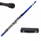 BLUE FLUTE WITH CASE + Free Stand