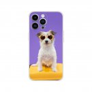 Sweet Puff New Lovely Purple Glasses Dog Flexi Case for iPhone  13 Pro Max