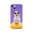 Sweet Puff New Lovely Purple Glasses Dog Flexi Case for iPhone  13