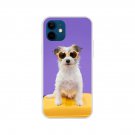 Sweet Puff New Lovely Purple Glasses Dog Flexi Case for iPhone  12