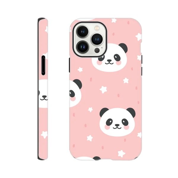 Sweet Puff New Lovely Pink Panda Hard Case for iPhone 13 Pro Max