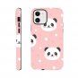 Sweet Puff New Lovely Pink Panda Hard Case for iPhone 12