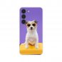 Sweet Puff New Lovely Purple Glasses Dog Flexi Case for Galaxy S23