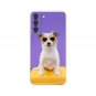 Sweet Puff New Lovely Purple Glasses Dog Flexi Case for Galaxy S22 Plus