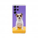 Sweet Puff New Lovely Purple Glasses Dog Flexi Case for Galaxy S21 Ultra
