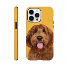 Sweet Puff New Lovely Orange Doggie Hard Case for iPhone 14 Pro Max